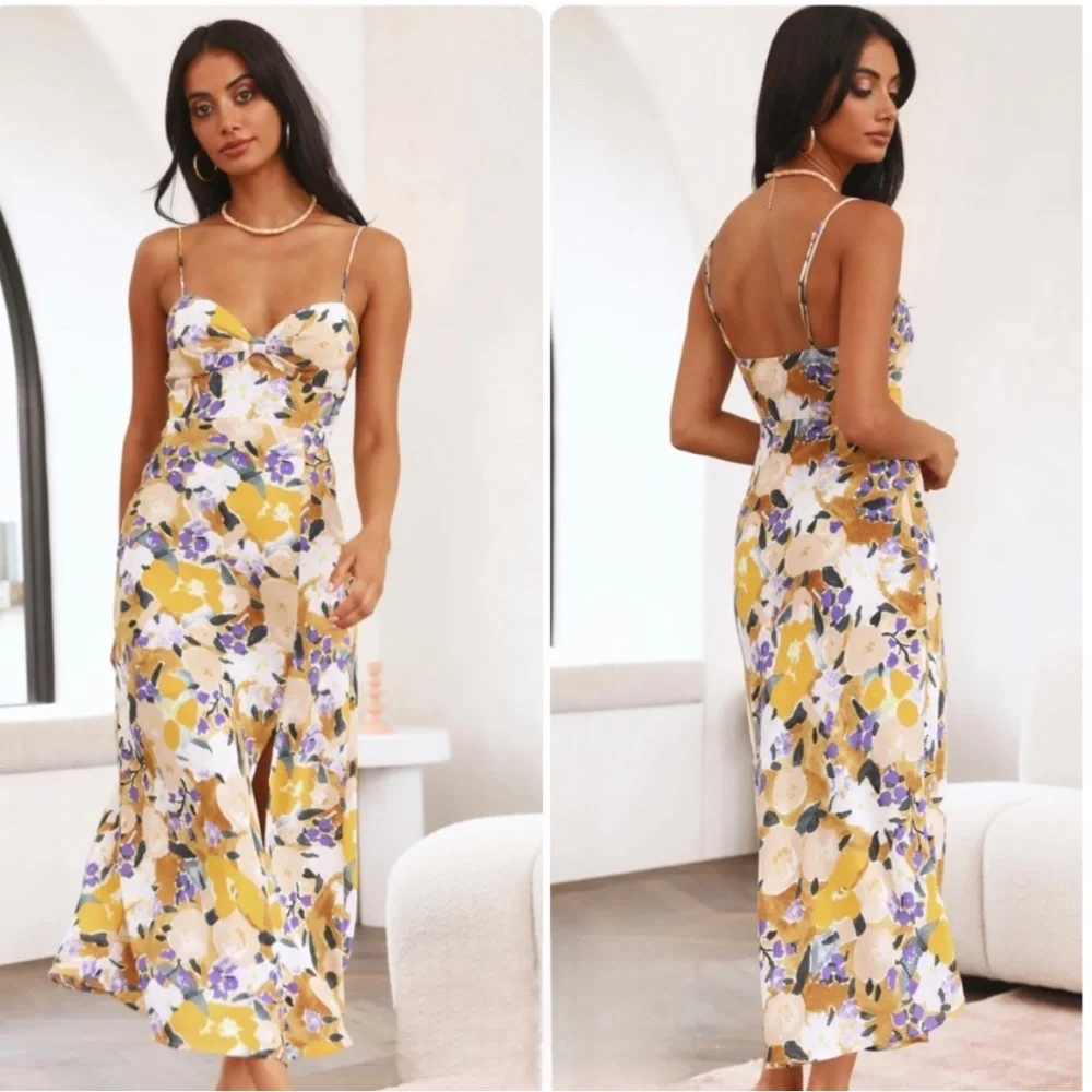 Hello Molly living with grace maxi dress floral - Picture 1 of 6